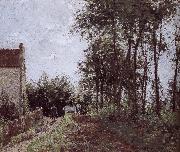 Camille Pissarro Farm Road side Spain oil painting artist